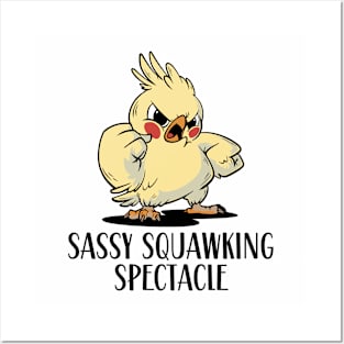 Sassy Squawking Spectacle Posters and Art